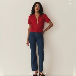 GLORIANA TOP IN WILD CHERRY *NWT*